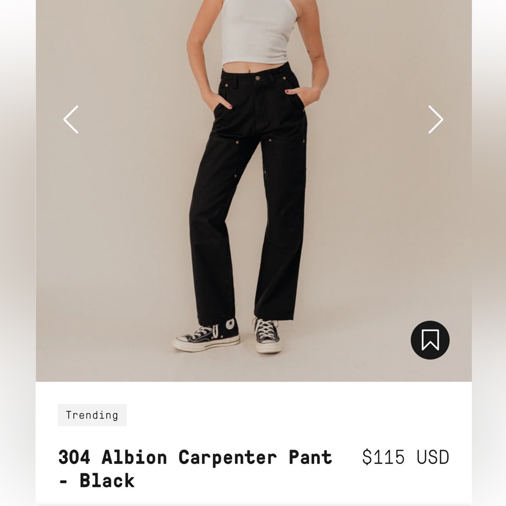 P&Co 304 Albion Carpenter Pants in SHORT inseam!